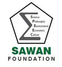 SCIENCE PHILOSOPHY ENVIRONMENT ECONOMICS CULTURE SAWAN FOUNDATION logo