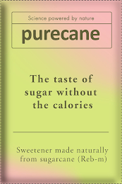 SCIENCE POWERED BY NATURE PURECANE THE TASTE OF SUGAR WITHOUT THE CALORIES SWEETENER MADE NATURALLY FROM SUGARCANE (REB-M) logo