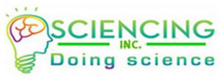 SCIENCING INC. DOING SCIENCE logo