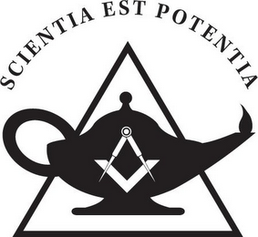 SCIENTIA EST POTENTIA logo