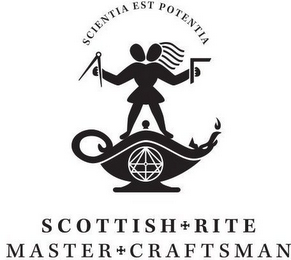 SCIENTIA EST POTENTIA SCOTTISH RITE MASTER CRAFTSMAN logo