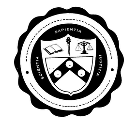 SCIENTIA SAPIENTIA IUSTITIA logo