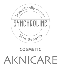 SCIENTIFICALLY PROVEN SYNCHROLINE SKIN BENEFITS COSMETIC AKNICARE logo