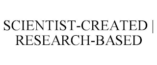SCIENTIST-CREATED | RESEARCH-BASED logo