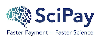 SCIPAY FASTER PAYMENT = FASTER SCIENCE logo