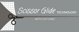 SCISSOR GLIDE TECHNOLOGY WITH CUT LINES logo