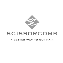 SCISSORCOMB A BETTER WAY TO CUT HAIR SC logo