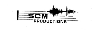 SCM PRODUCTIONS logo