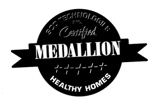 SCO TECHNOLOGIES,INC. CERTIFIED MEDALLION HEALTHY HOMES AND logo