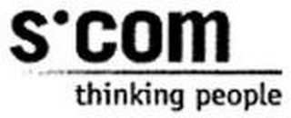 S·COM THINKING PEOPLE logo