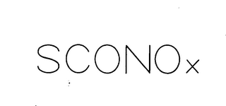 SCONOX logo