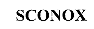 SCONOX logo