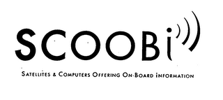 SCOOBI SATELLITES & COMPUTERS OFFERING ON-BOARD INFORMATION logo
