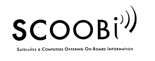 SCOOBI SATELLITES & COMPUTERS OFFERING ON-BOARD INFORMATION logo