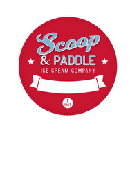 SCOOP & PADDLE ICE CREAM COMPANY 1 PINT logo