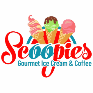 SCOOPIES GOURMET ICE CREAM & COFFEE logo