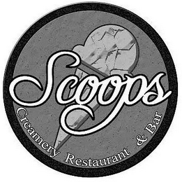 SCOOPS CREAMERY RESTAURANT & BAR logo