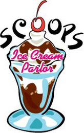 SCOOPS ICE CREAM PARLOR logo