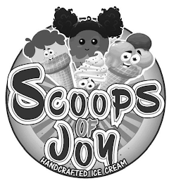 SCOOPS OF JOY HANDCRAFTED ICE CREAM logo
