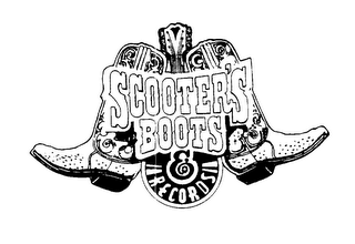 SCOOTER'S BOOTS & RECORDS logo