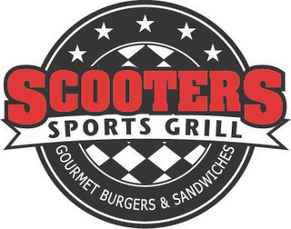 SCOOTERS SPORTS GRILL GOURMET BURGERS &SANDWICHES logo