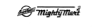 SCOOTIES MIGHTY MART logo