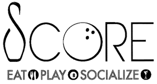 SCORE EAT PLAY SOCIALIZE logo