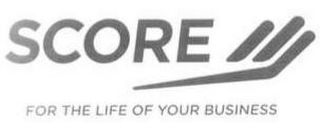 SCORE FOR THE LIFE OF YOUR BUSINESS logo