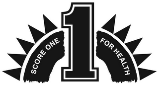 SCORE ONE 1 FOR HEALTH logo