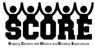 SCORE SHAPING CAREERS WITH OFFICERS ANDRELATING EXPERIENCES logo