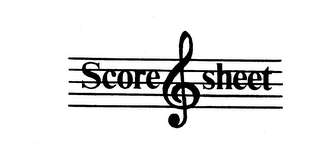 SCORE SHEET logo