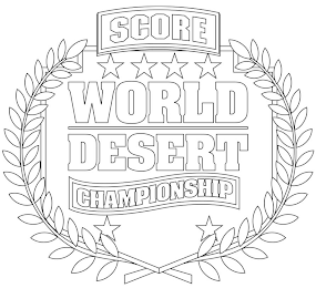 SCORE WORLD DESERT CHAMPIONSHIP logo