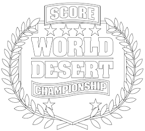 SCORE WORLD DESERT CHAMPIONSHIP logo