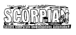 SCORPIAN SECURE CORPORATE INVESTIGATIONS AUTOMATION logo