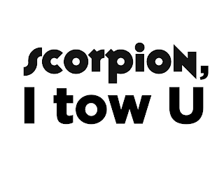 SCORPION, I TOW U logo