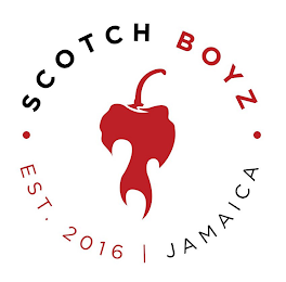 SCOTCH BOYZ EST. 2016 JAMAICA logo