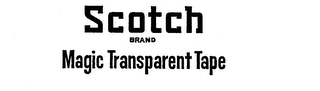SCOTCH BRAND MAGIC TRANSPARENT TAPE logo