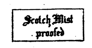 SCOTCH MIST PROOFED logo
