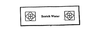 SCOTCH WATER logo