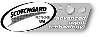 SCOTCHGARD PROTECTOR 3M ADVANCED REPEL TECHNOLOGY logo