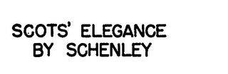SCOTS' ELEGANCE BY SCHENLEY logo