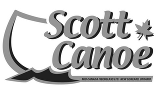 SCOTT CANOE MID-CANADA FIBERGLASS LTD. NEW LISKEARD, ONTARIO logo