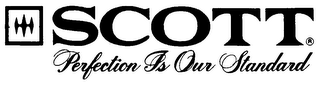 SCOTT PERFECTION IS OUR STANDARD logo
