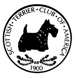 SCOTTISH TERRIER CLUB OF AMERICA 1900 logo