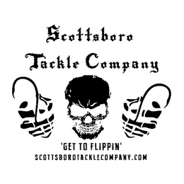 SCOTTSBORO TACKLE COMPANY 'GET TO FLIPPIN' SCOTTSBOROTACKLECOMPANY.COM logo
