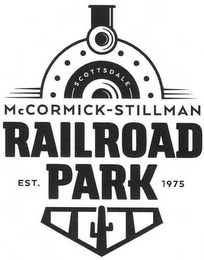 SCOTTSDALE MCCORMICK-STILLMAN RAILROAD PARK EST. 1975 logo