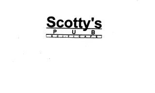 SCOTTY'S PUB SCI-FICAFE logo