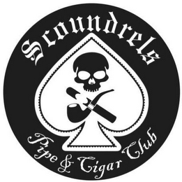 SCOUNDRELS PIPE & CIGAR CLUB logo