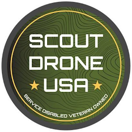 SCOUT DRONE USA SERVICE DISABLED VETERAN OWNED logo