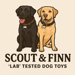 SCOUT & FINN'LAB' TESTED DOG TOYS logo